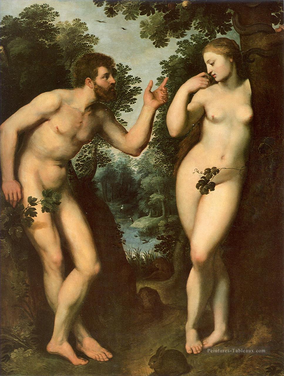 Adam et Eve Peter Paul Rubens Peintures à l'huile